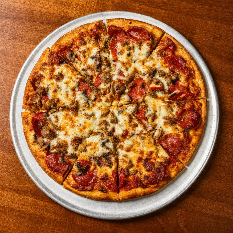 16" Special Thin Crust Pizza.