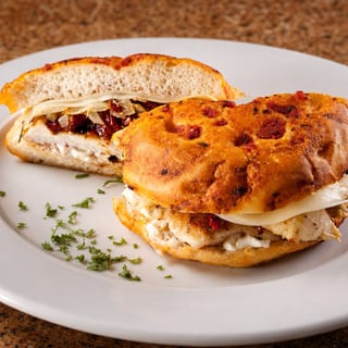 Mediterranean Chicken Focaccia
