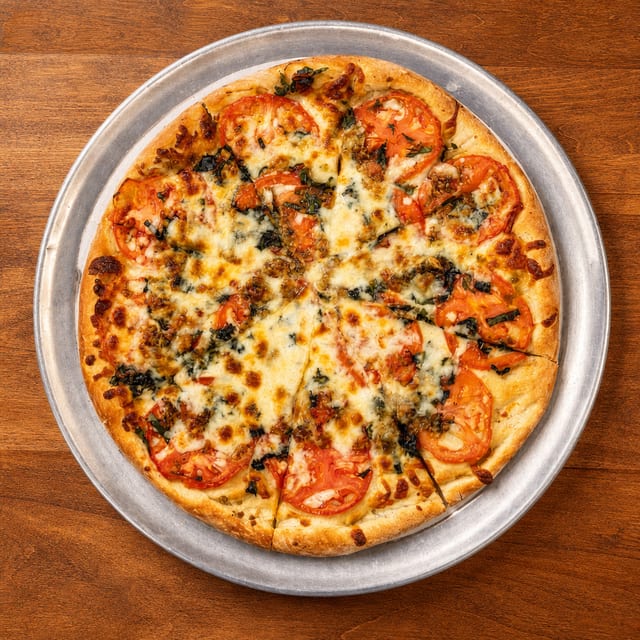 Large Garlic Lovers Pizza.