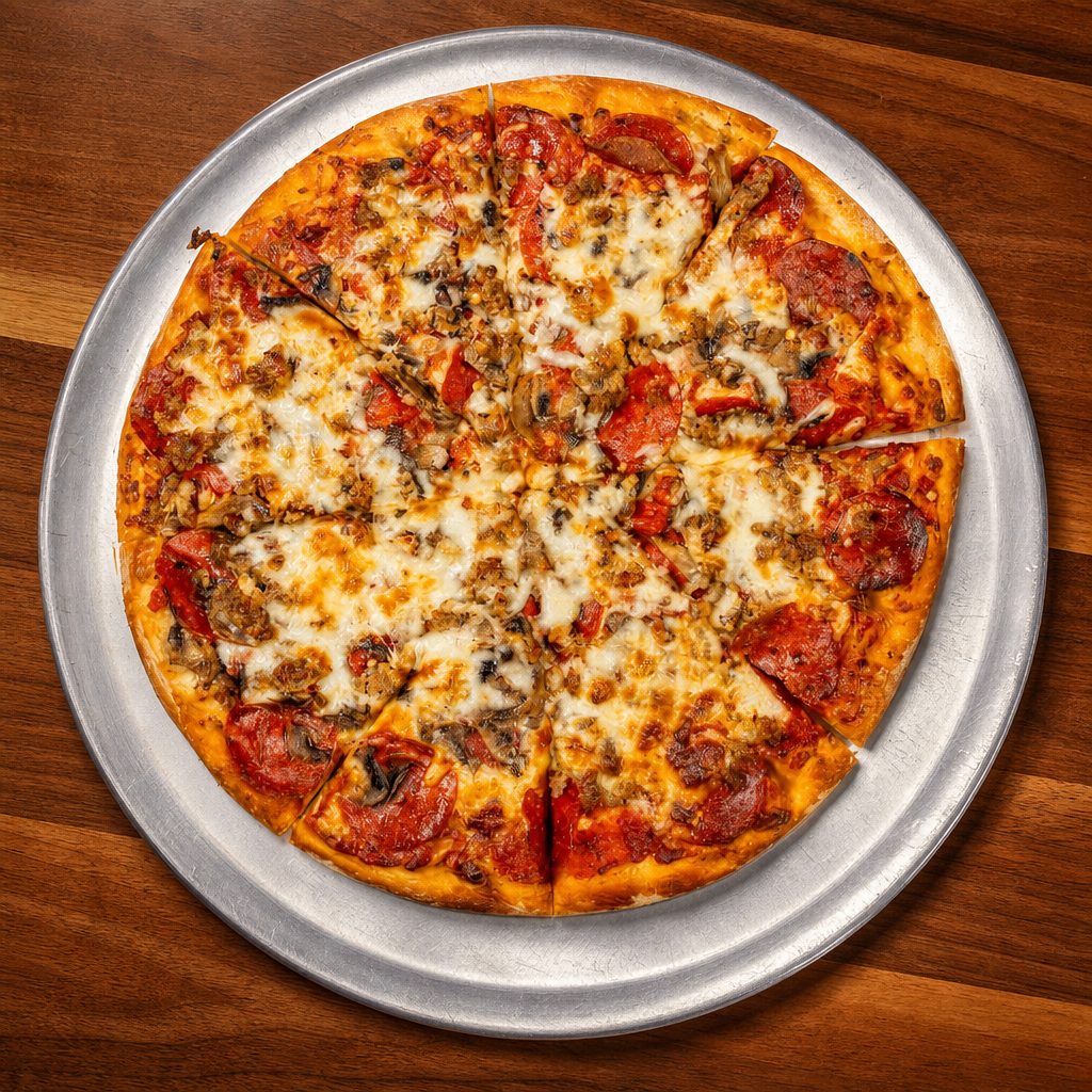 18" Special Thin Crust Pizza.