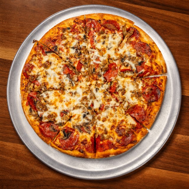18" Special Thin Crust Pizza.
