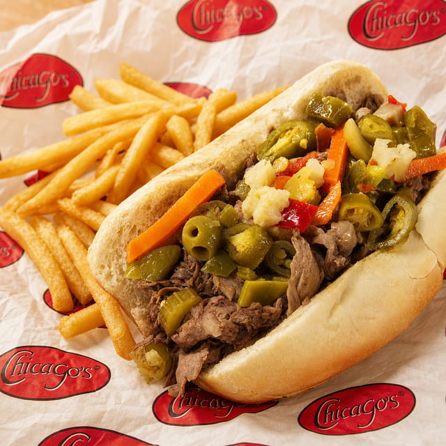 Italian Beef Sandwich.