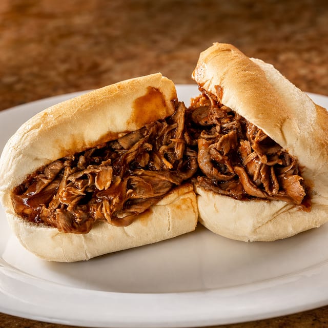 BBQ Beef Sandwich.