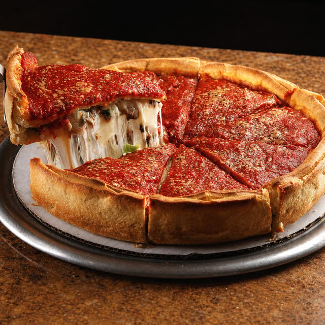 Medium Stuffed Pizza.