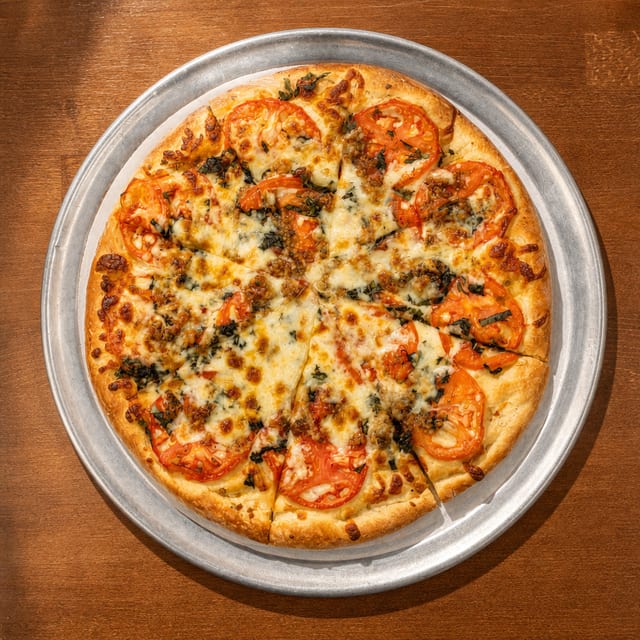 Large Garlic Lovers Pizza.