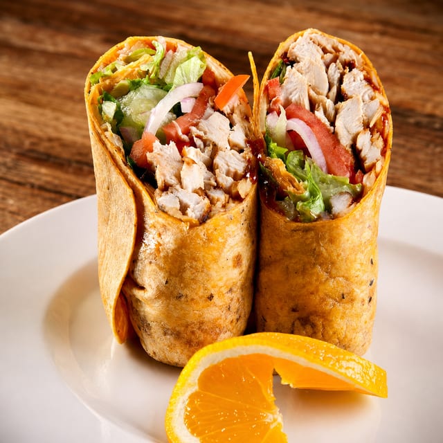 BBQ Chicken Wrap.