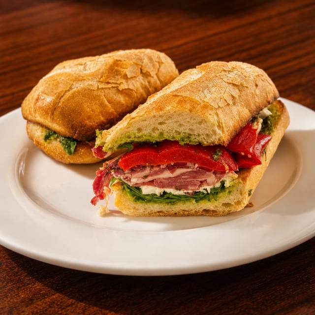 Sandwich Calabrese.