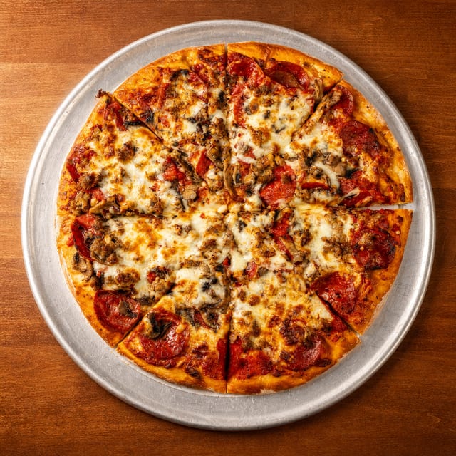 Medium Chefs Special Pizza.