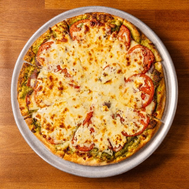 Small Prosciutto & Goat Cheese Pizza.