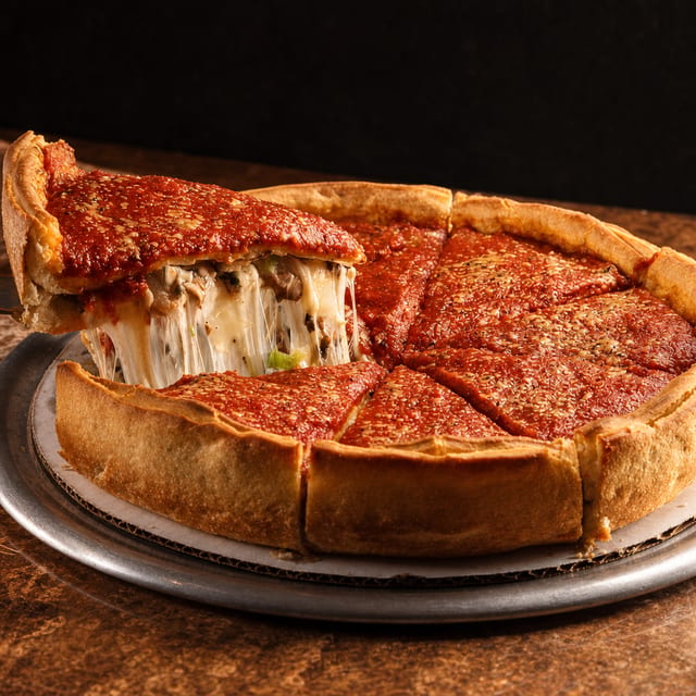 Small Veggie Stuffed Pizza.