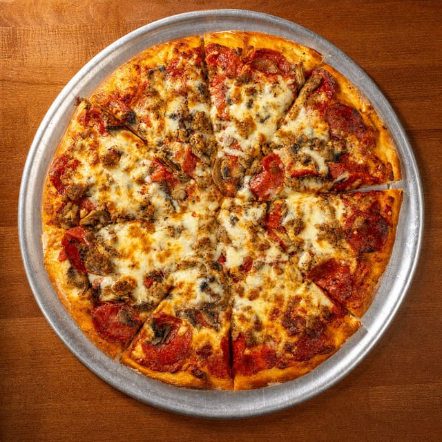 Large Chef's Special Pizza.