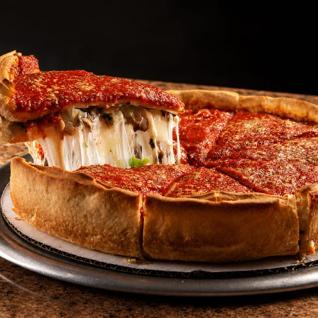 Large Veggie Stuffed Pizza.