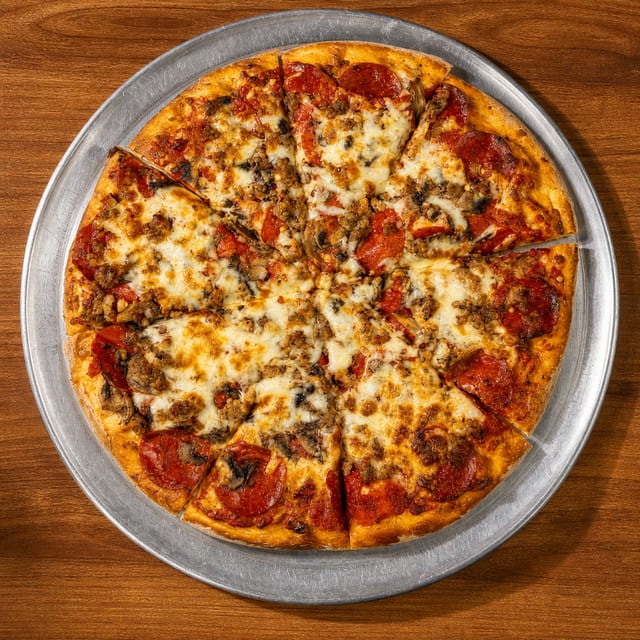 Small Special Thin Crust Pizza.