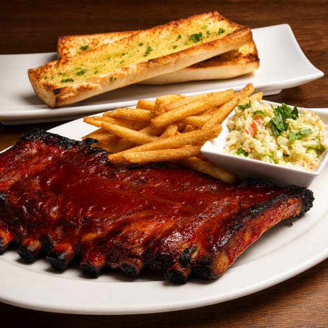 Full Slab BBQ Baby Back Ribs.