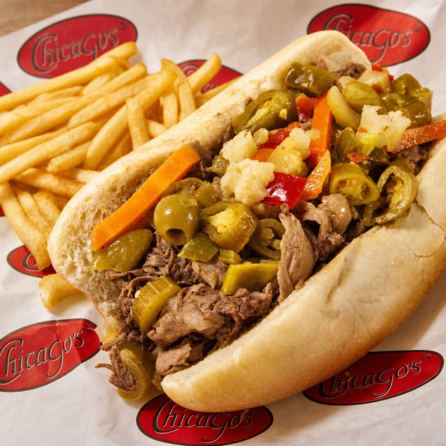Italian Beef Sandwich.