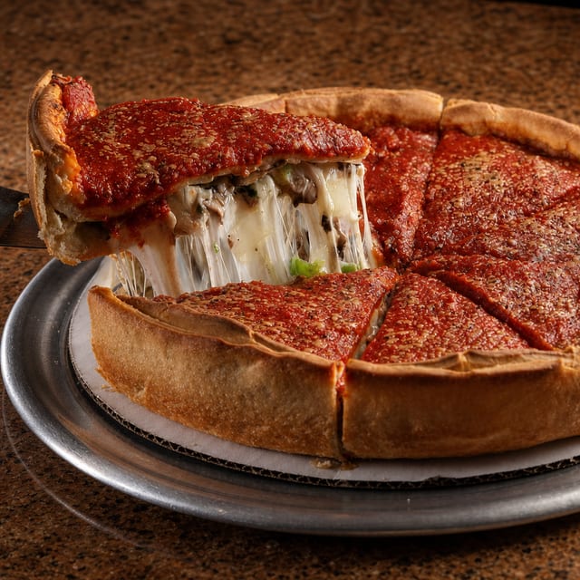 Spinach Stuffed Pizza Large.