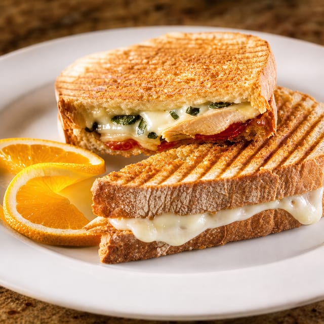Tuscan Chicken Panini.