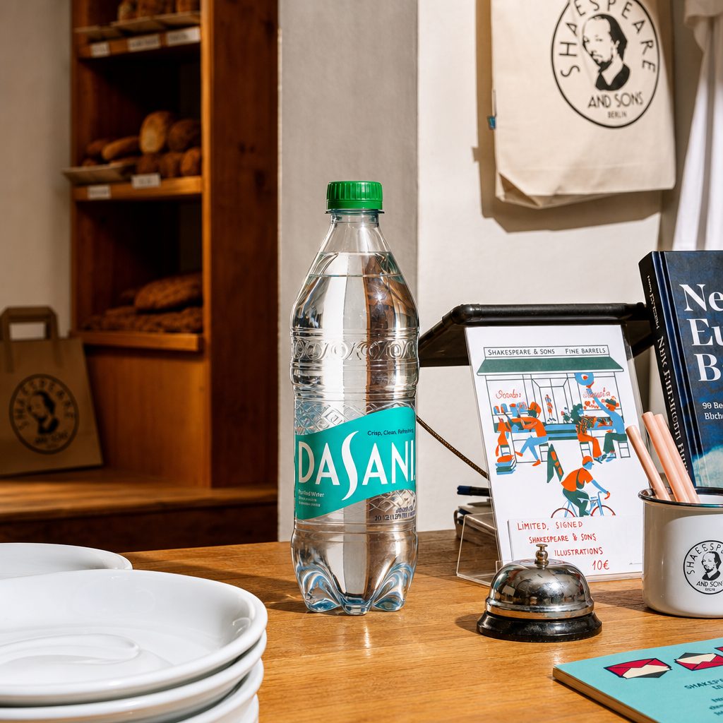 Dasani Water.