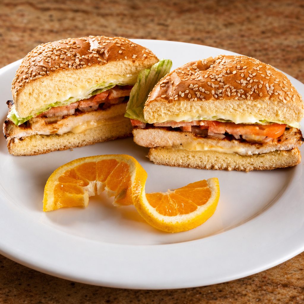 Char-Broiled Chicken Sandwich.