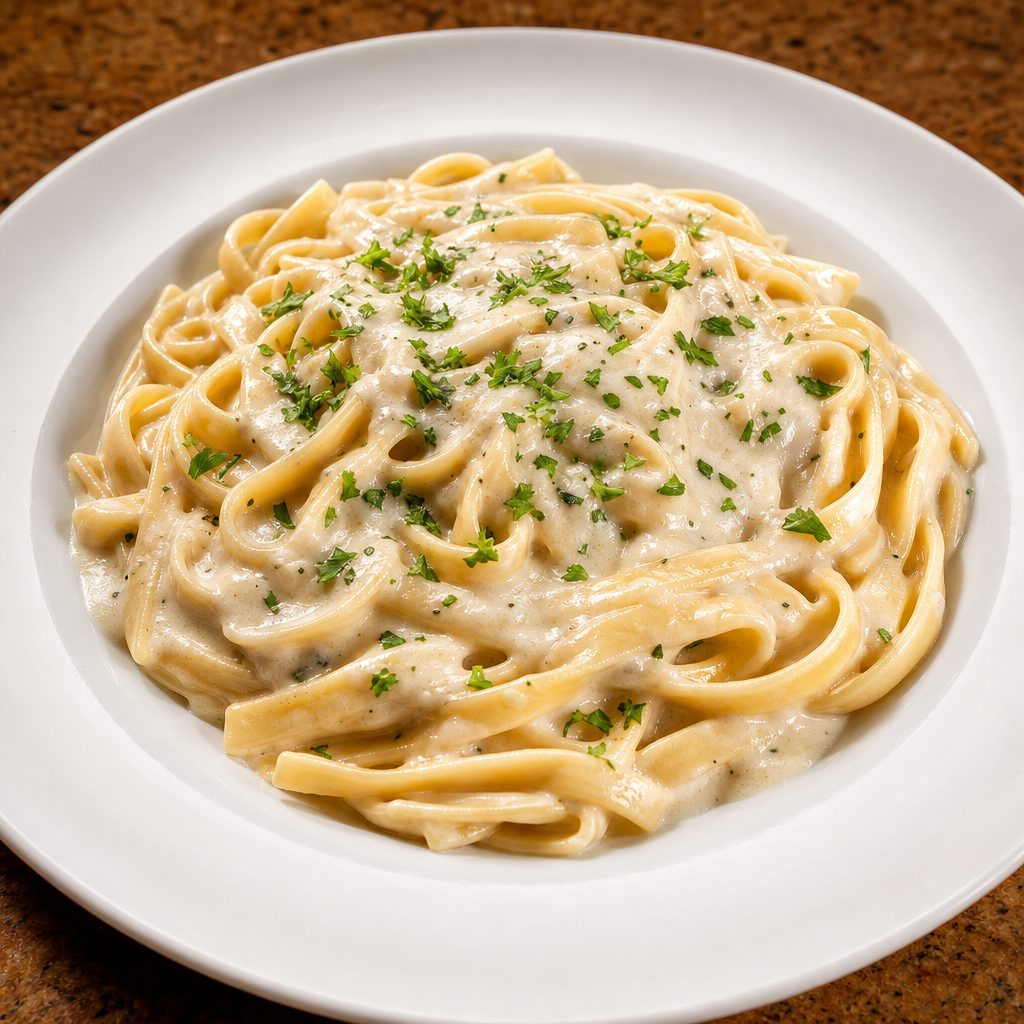 Fettuccine Alfredo.