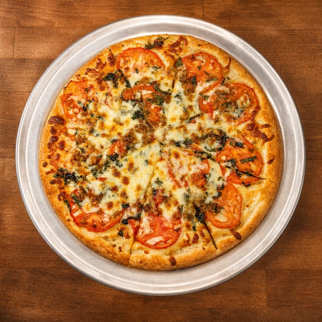 Garlic Lovers Pizza Large.