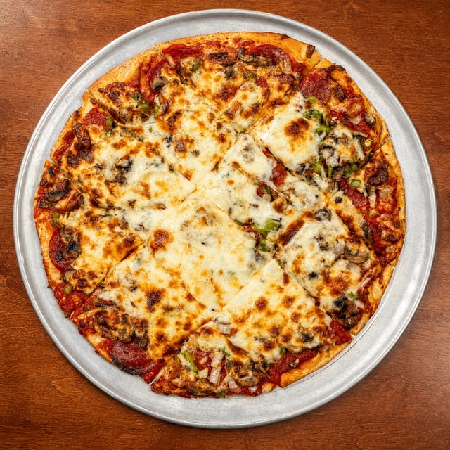 Supreme Thin Crust Pizza 18".