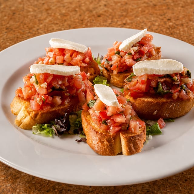 Bruschetta Di Pomodori.