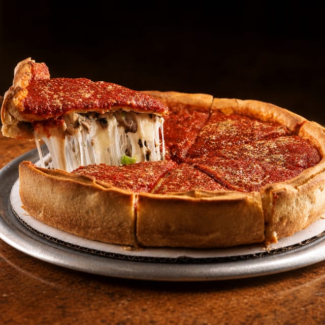Supreme Stuffed Pizza Large.
