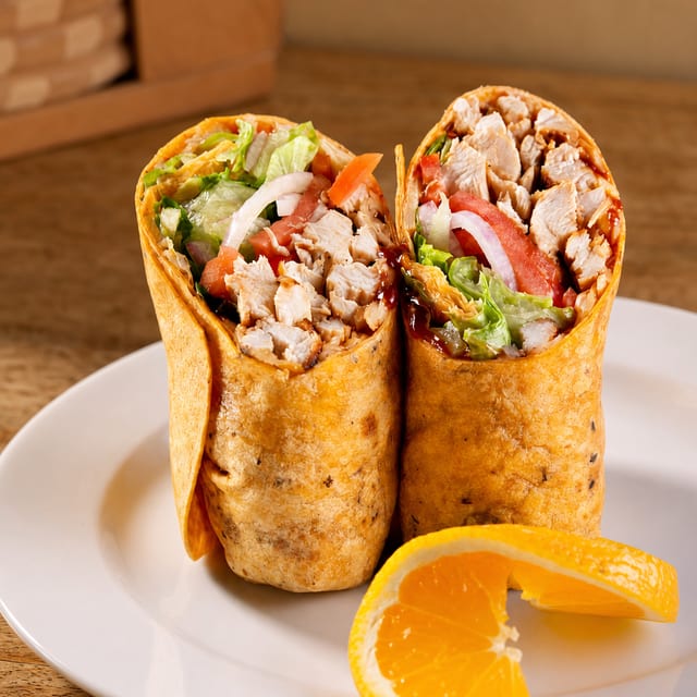 BBQ Chicken Wrap.