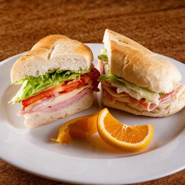 Ham and Cheese Sandwich.