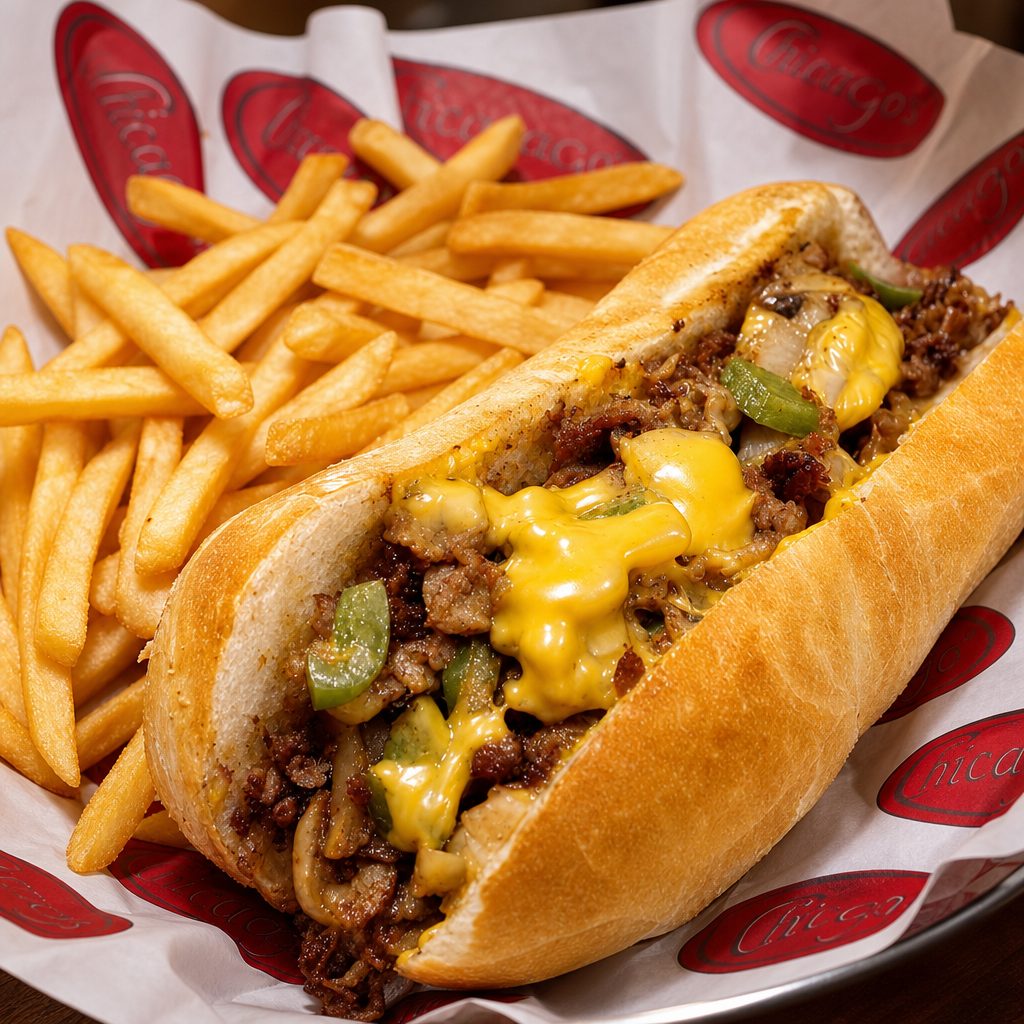 Philly Steak Sandwich.
