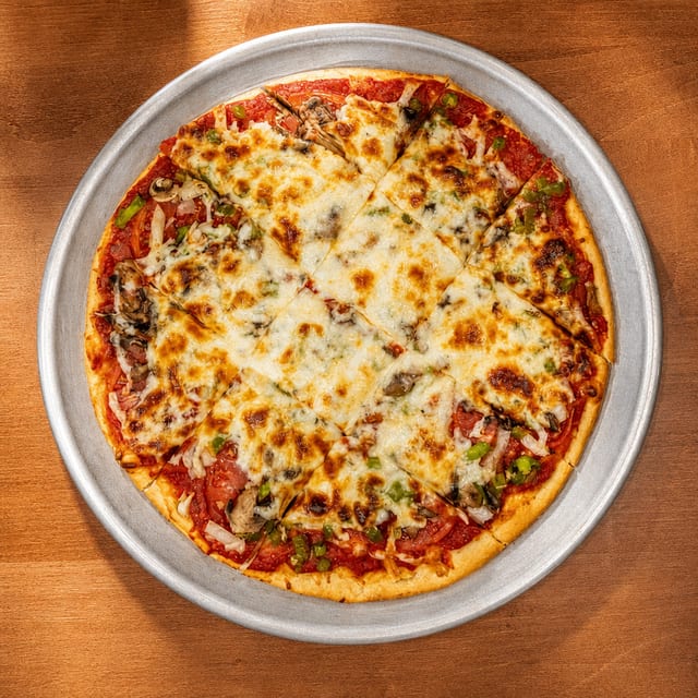 Veggie Thin Crust Pizza XLarge.