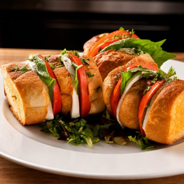 Mozzarella Skewers.