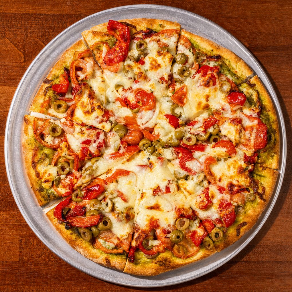 Grecian Delight Pizza Small.