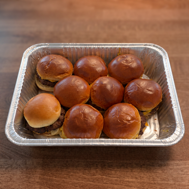 Mini Cheeseburger Platter.