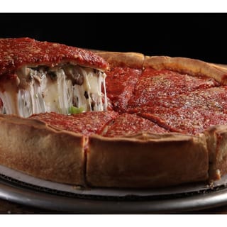 Large Spinach Stuffed Pizza