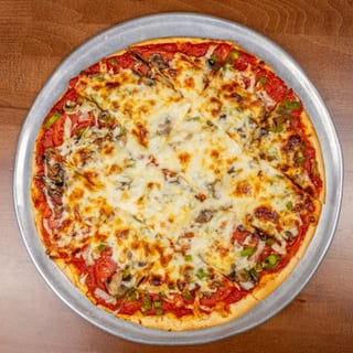 Large Veggie Thin Crust Pizza